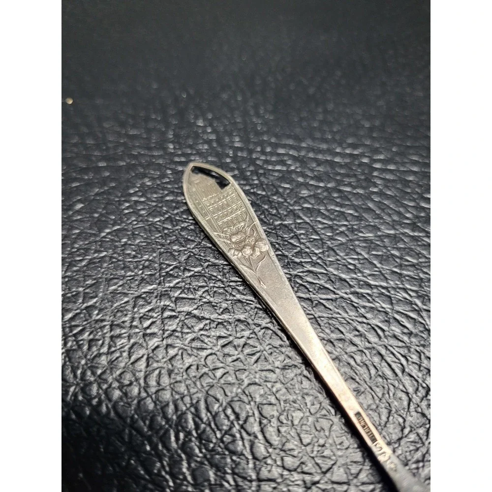 Sterling Silver Salt‎ Lake City, Utah Mormon Salt Lake Temple Souvenir Fork